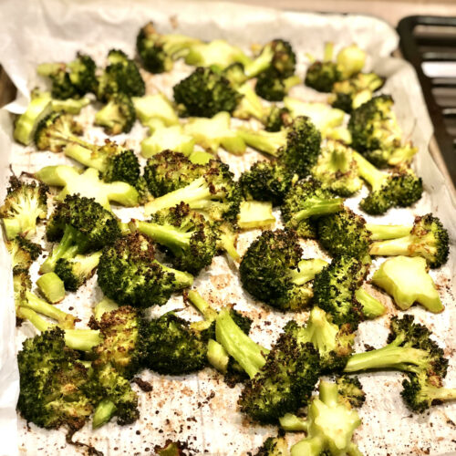 oven-roasted broccoli