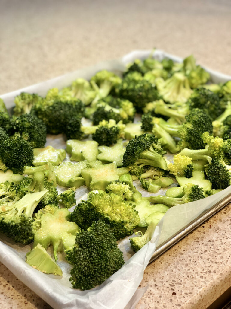 oven-roasted broccoli