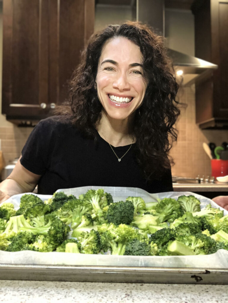 Oven-roasted broccoli