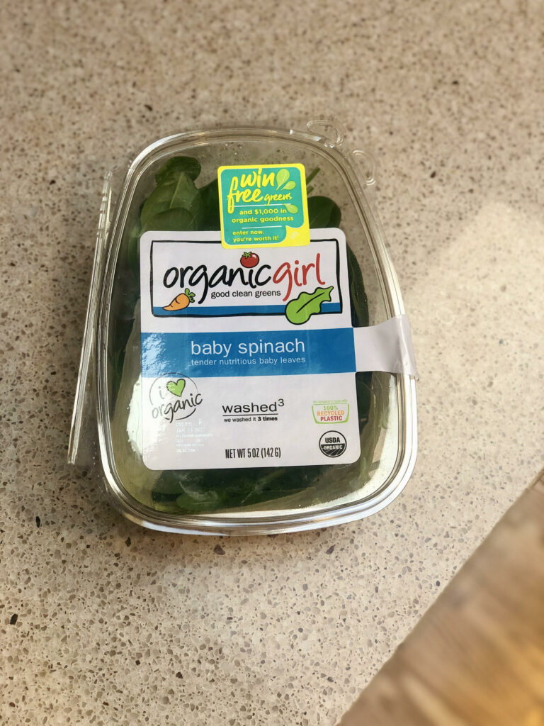 Organic Girl Washed Baby Spinach