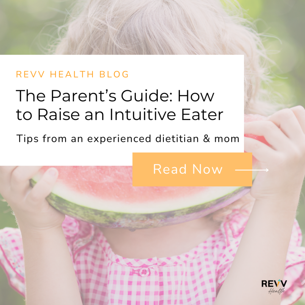 How to raise an intuitive eater