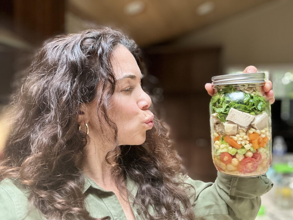 Easy mason jar salads