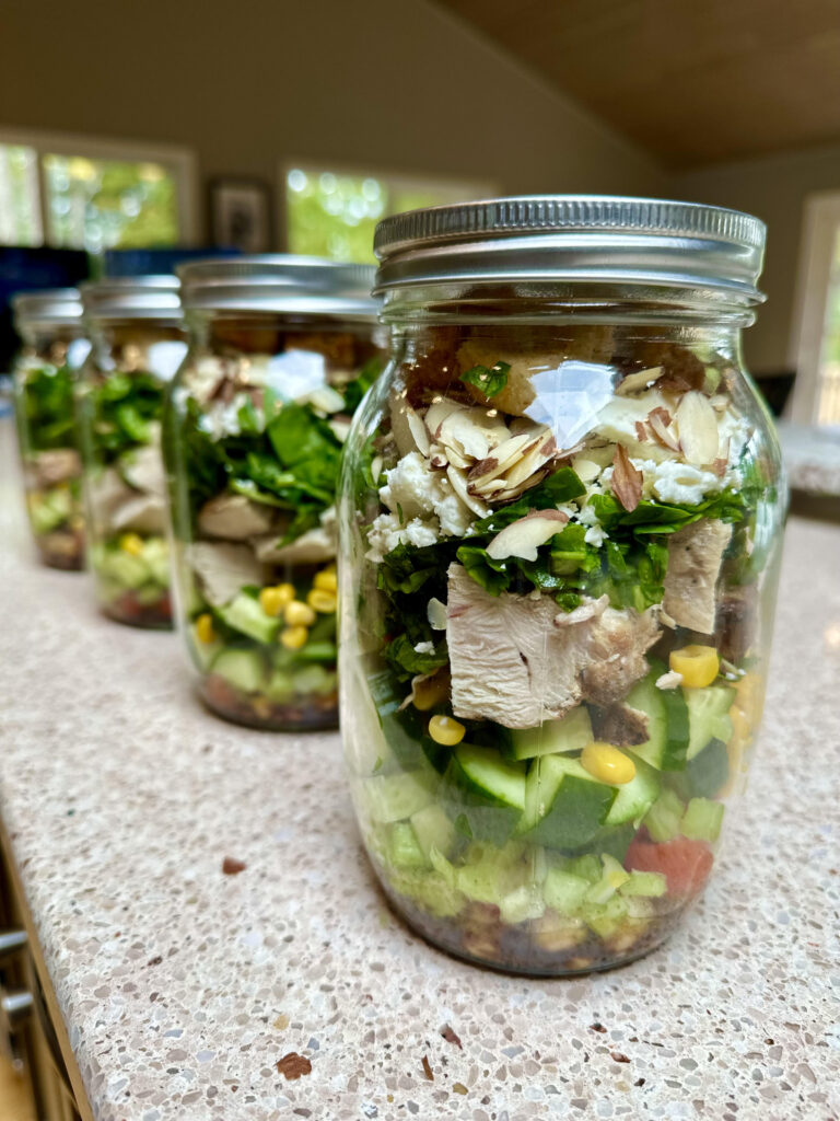 Easy Mason Jar Salads